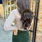 Z Supply Hattie LS Top- Heather Ash