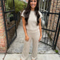 Relax Knit Top- Taupe