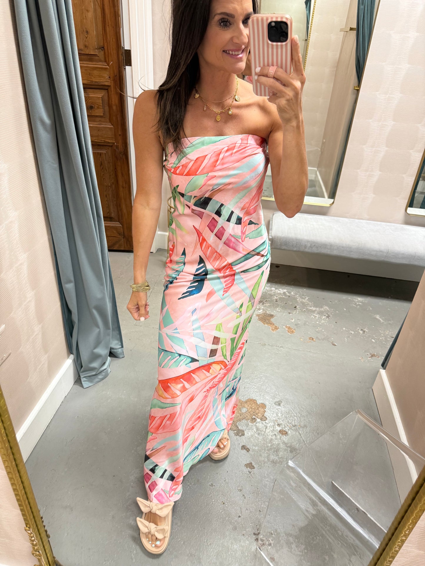 Eliana Dress- Tropical Sorbet