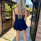 Kylie Romper- Navy
