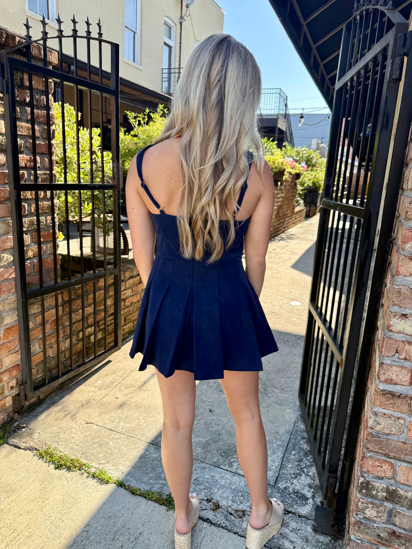 Kylie Romper- Navy