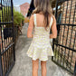 Emily Mini Dress- Soft Garden