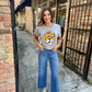 LSU Sailor Mike Crop Tee- Grey