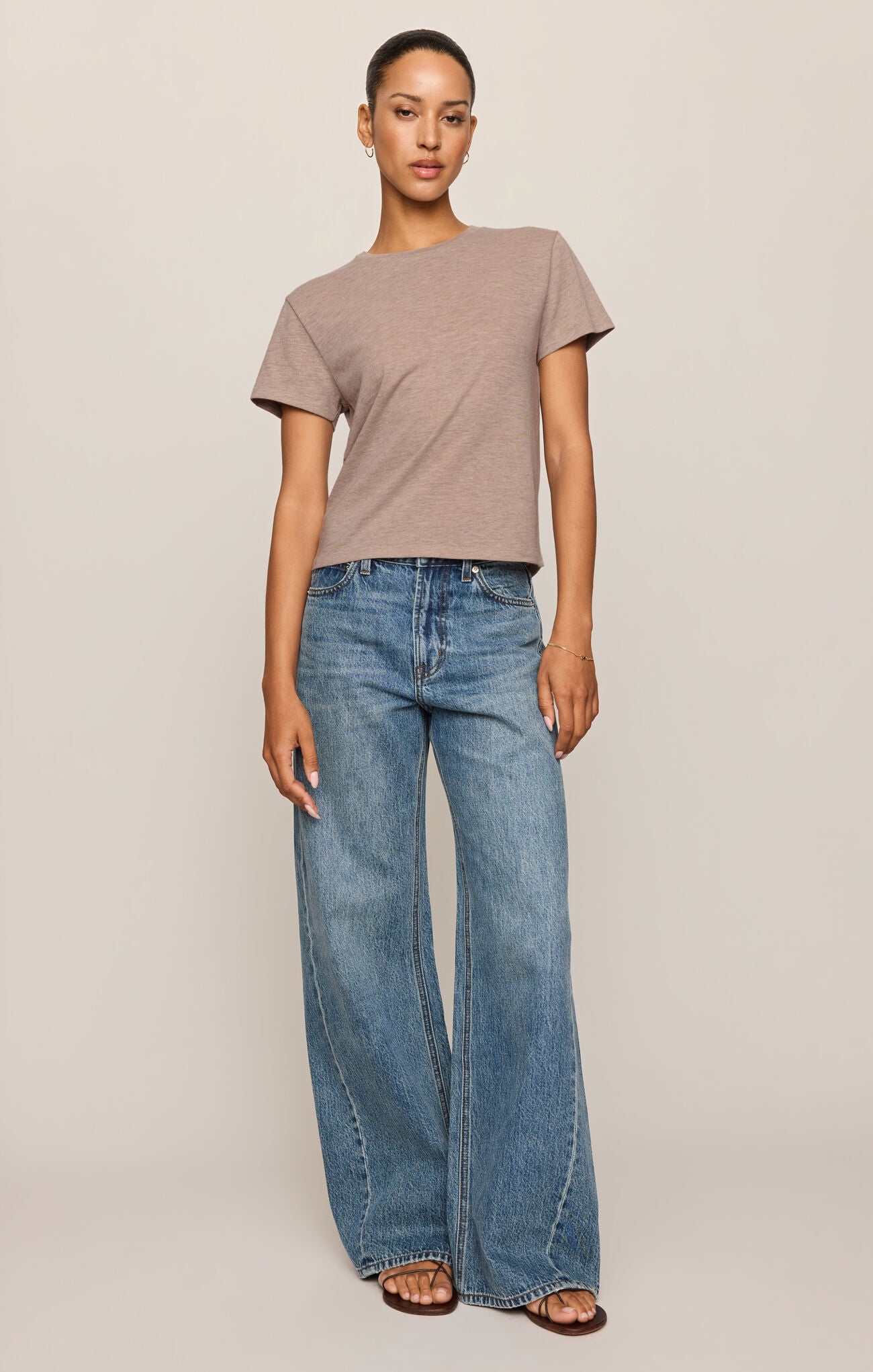 Z Supply Tourist Tee- Heather Ash