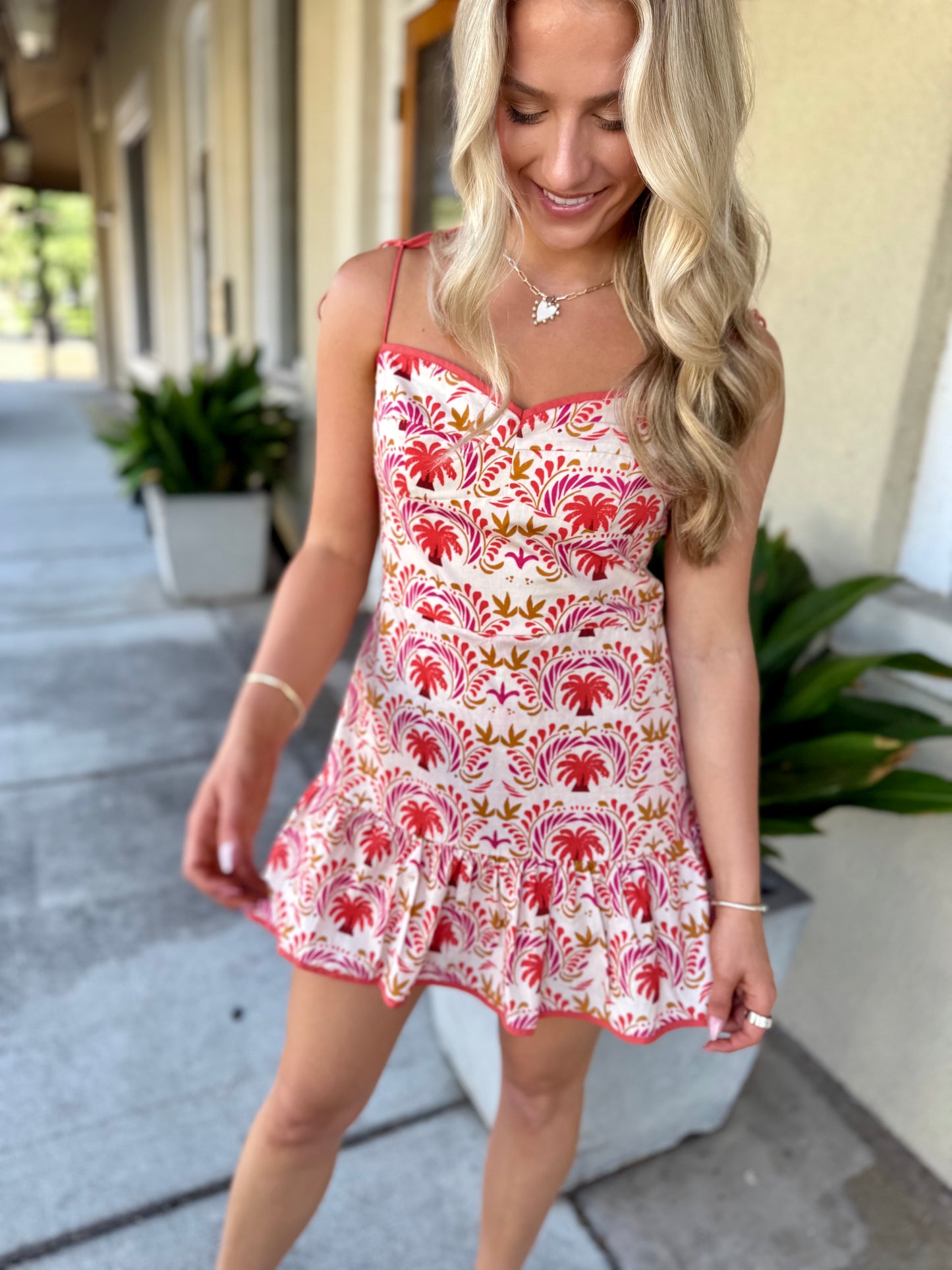 Vivi Romper- Palma Rosa