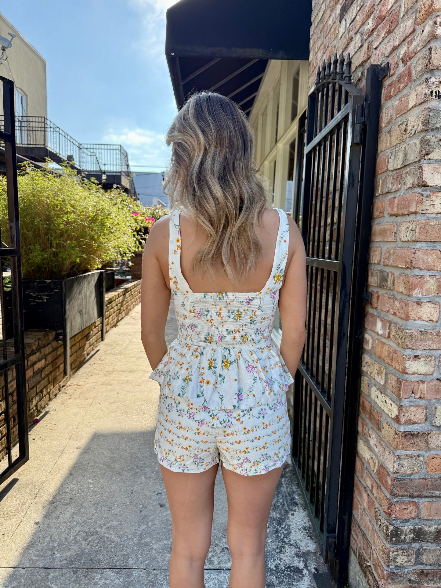 Marlee Floral Peplum Top