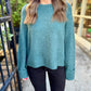 Z Supply Stand In Sweater- Emerald Cove