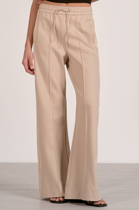 Cool Girl Track Pants- Beige