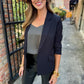 Luna Blazer- Black