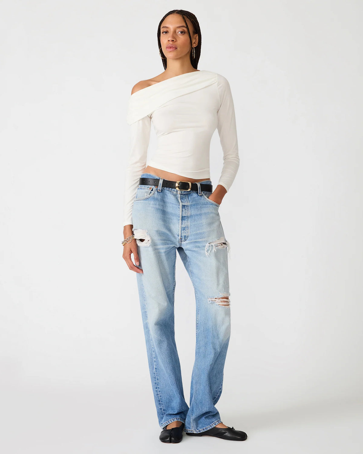 Ryder Top- Cream