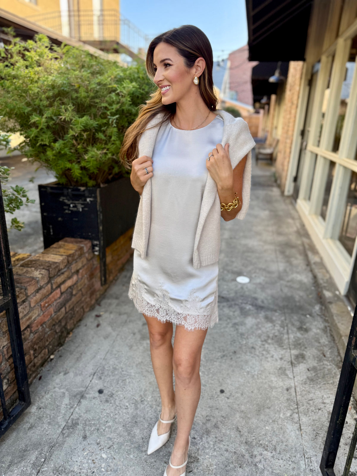 Z Supply Meadow Muse Dress- Pearl
