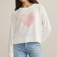 Z Supply Heart Sweater