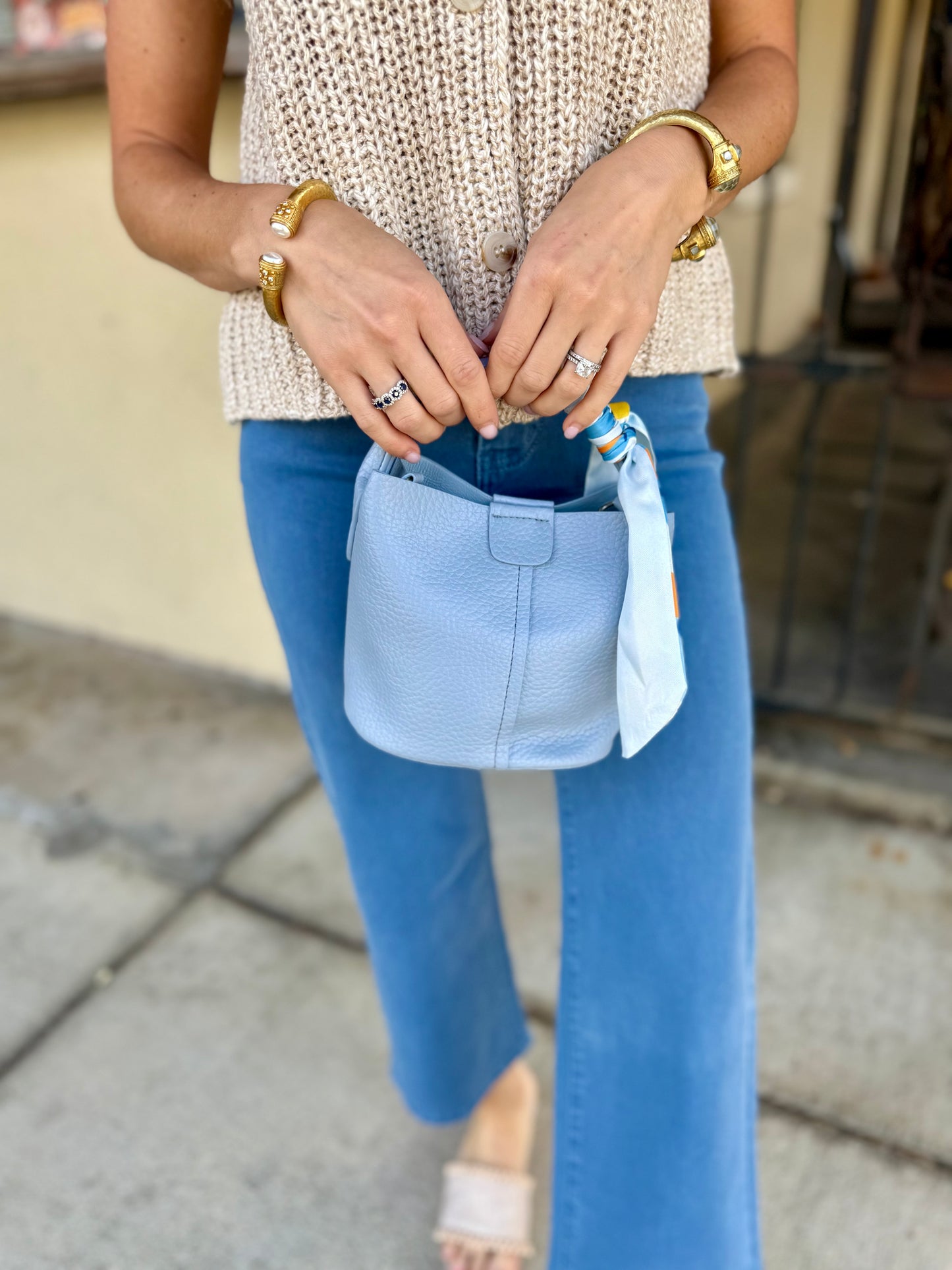 Shelley Crossbody Bag- Blue