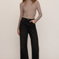 Z Supply Hattie LS Top- Heather Ash