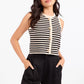 Manon Stripe Sweater Vest