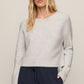 Z Supply Stand In Sweater- Feather Grey
