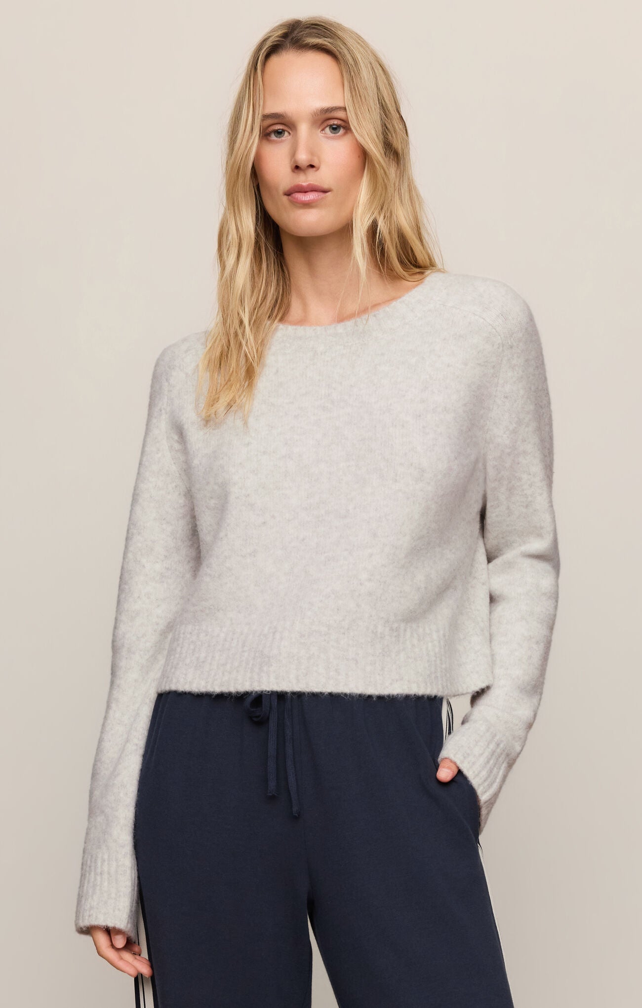 Z Supply Stand In Sweater- Feather Grey