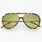 Sunglasses- Shay- Tortoise/Lt Green (92-11)