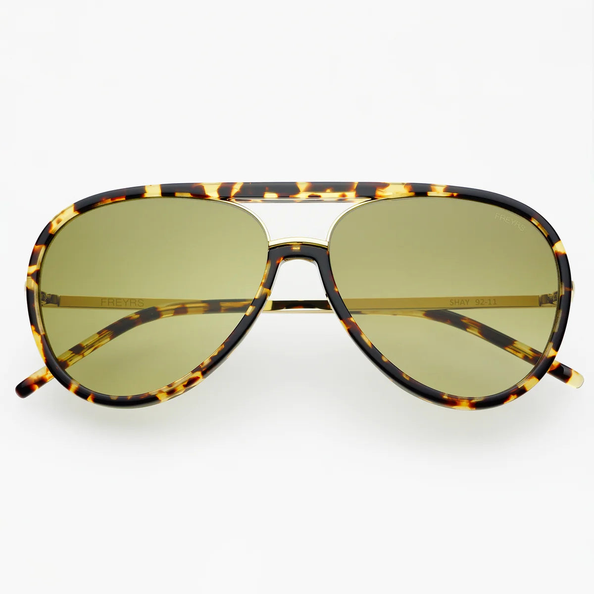 Sunglasses- Shay- Tortoise/Lt Green (92-11)