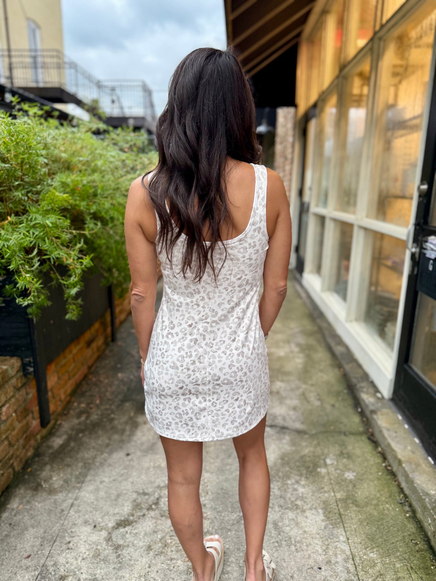 Z Supply Byron Dress- Crystal Leopard