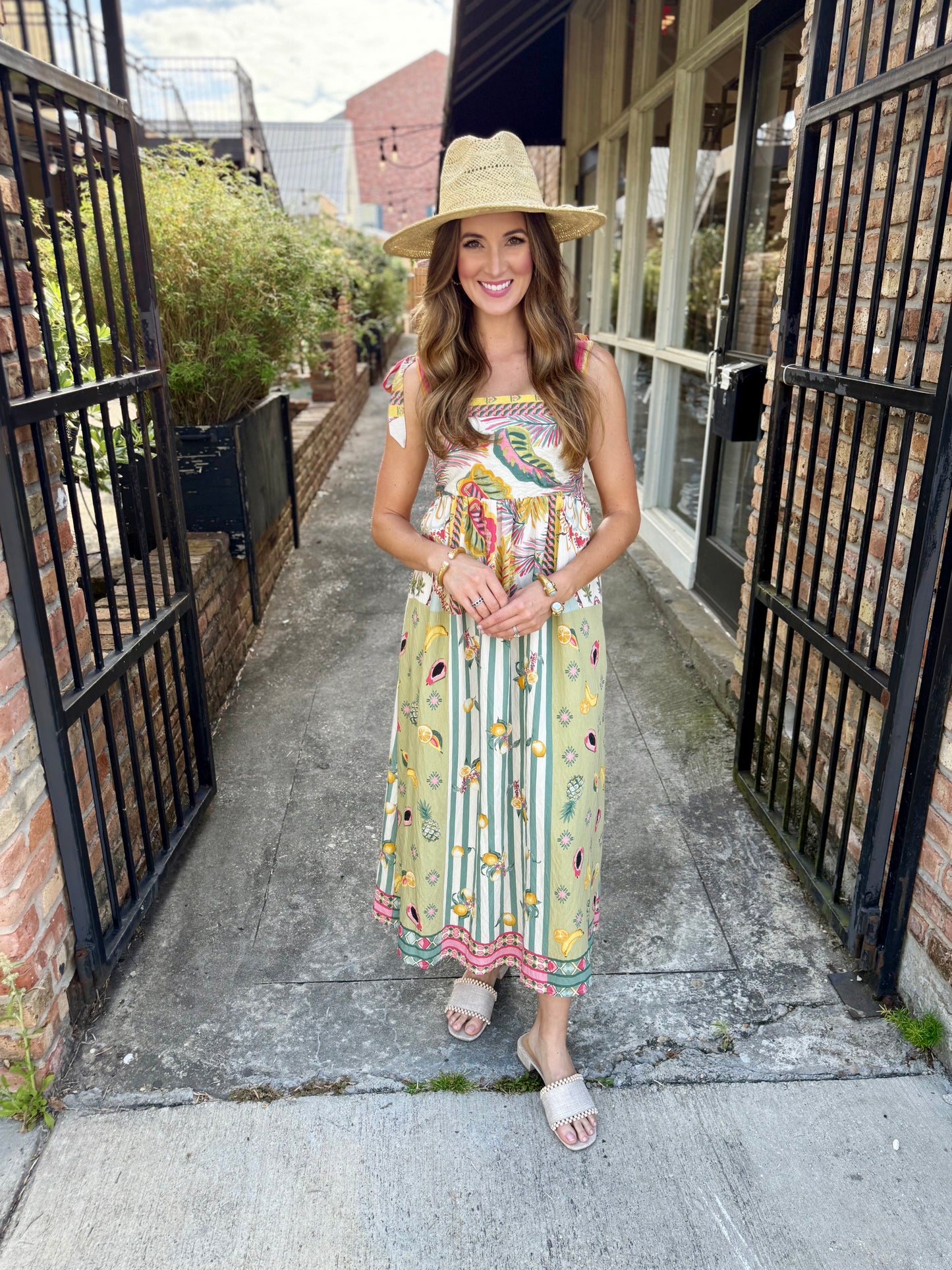 Patchwork Maxi Dress
