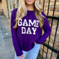 Match Game Day Sweater- Purple