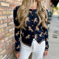 Astra Horse Cardigan- Navy