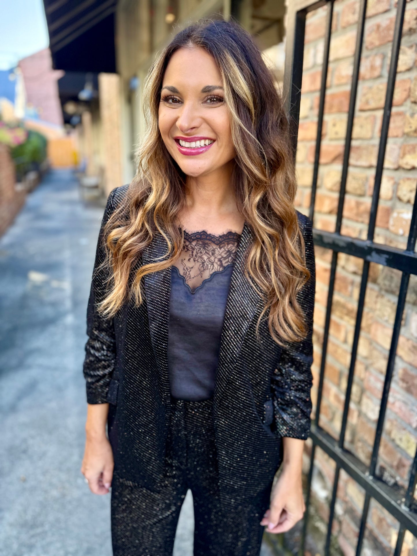 Watkins Embellished Pants- Black