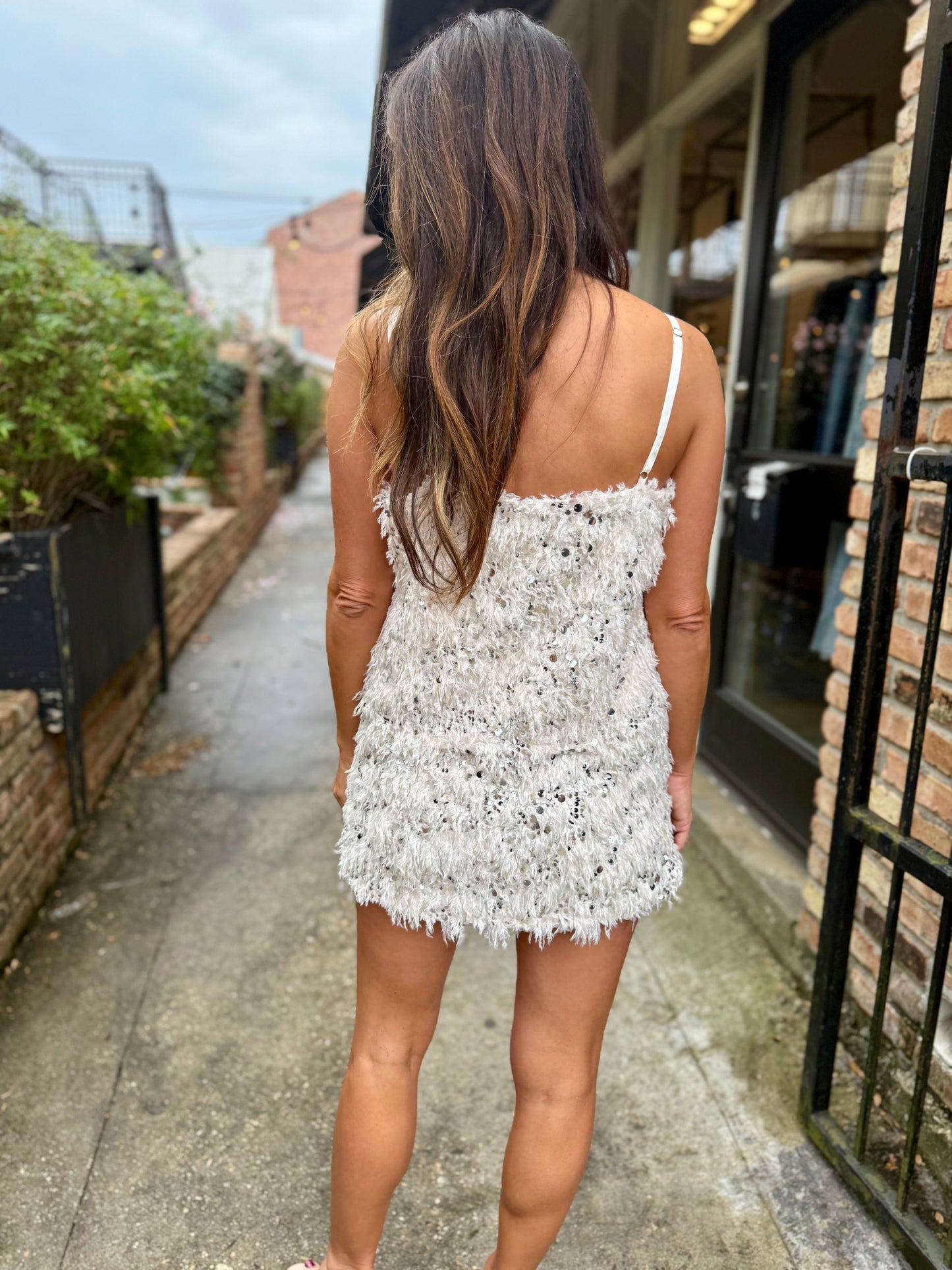 Blakelyn Feather Top- Ivory