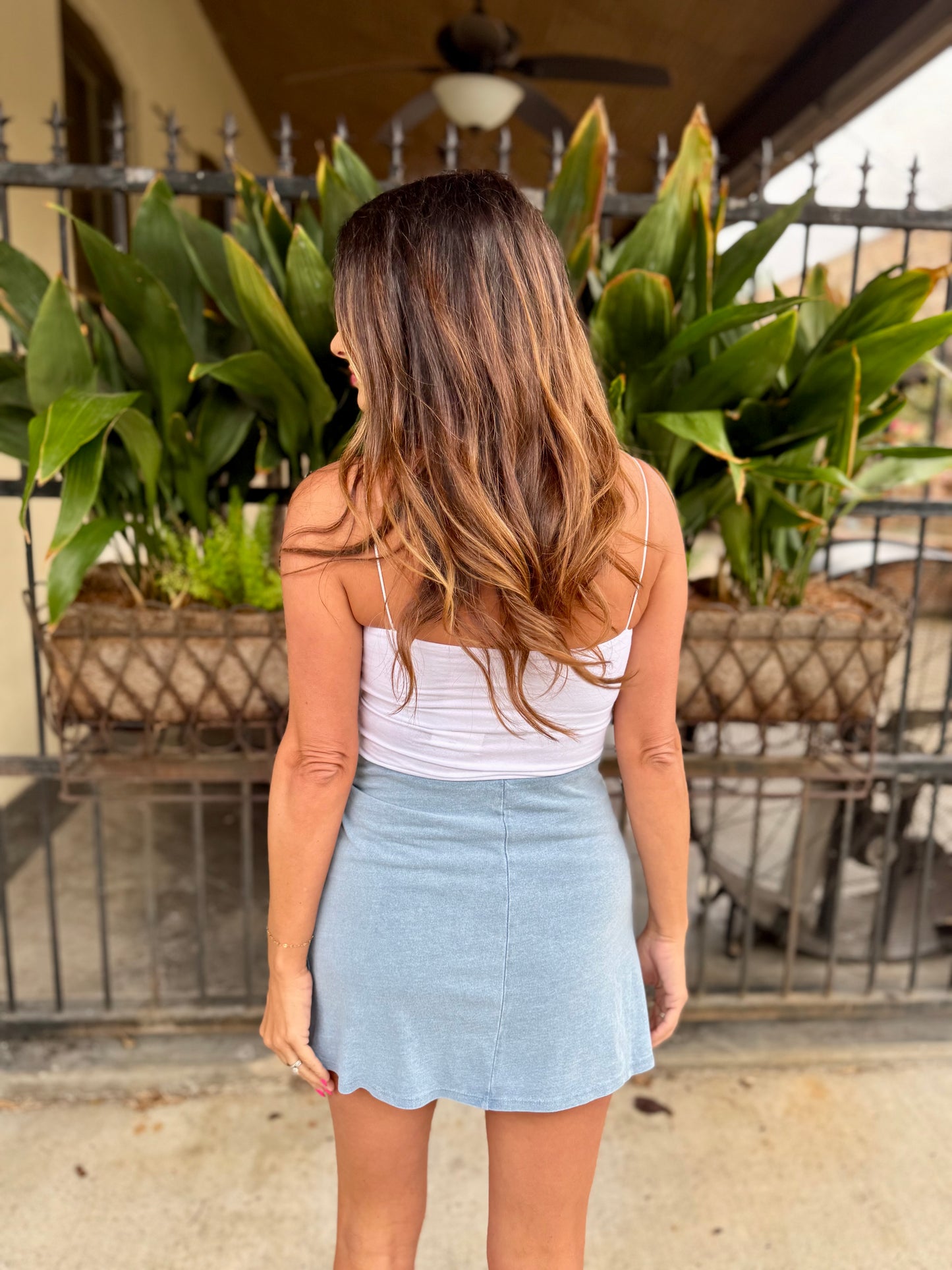Z Supply Sora Denim Mini Skirt