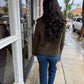 Dena Faux Shearling Zip Up