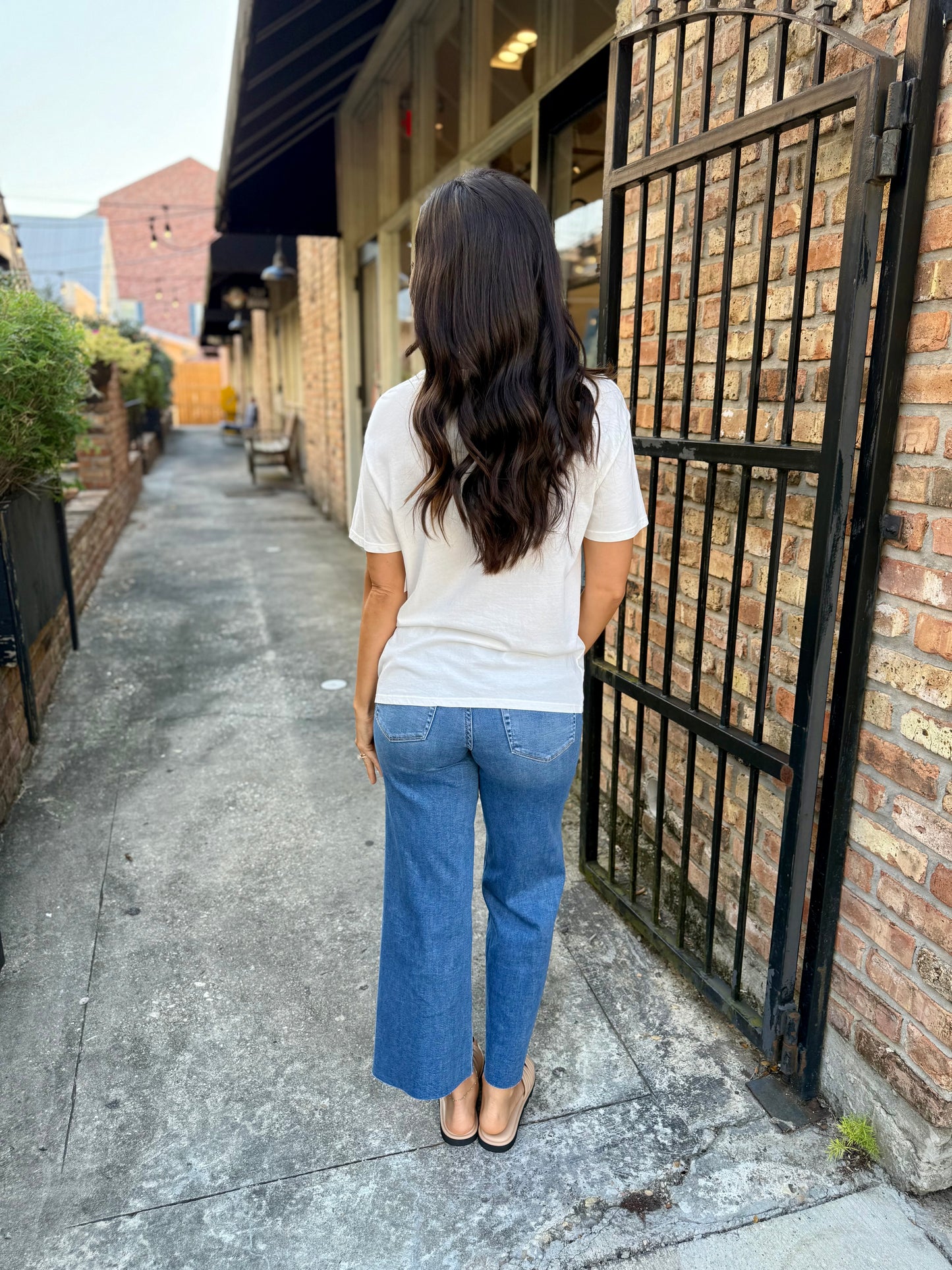 Z Supply Radiate Boyfriend Tee- Sea Salt