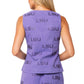 Queen LSU Tonal Rhinestone Skirt
