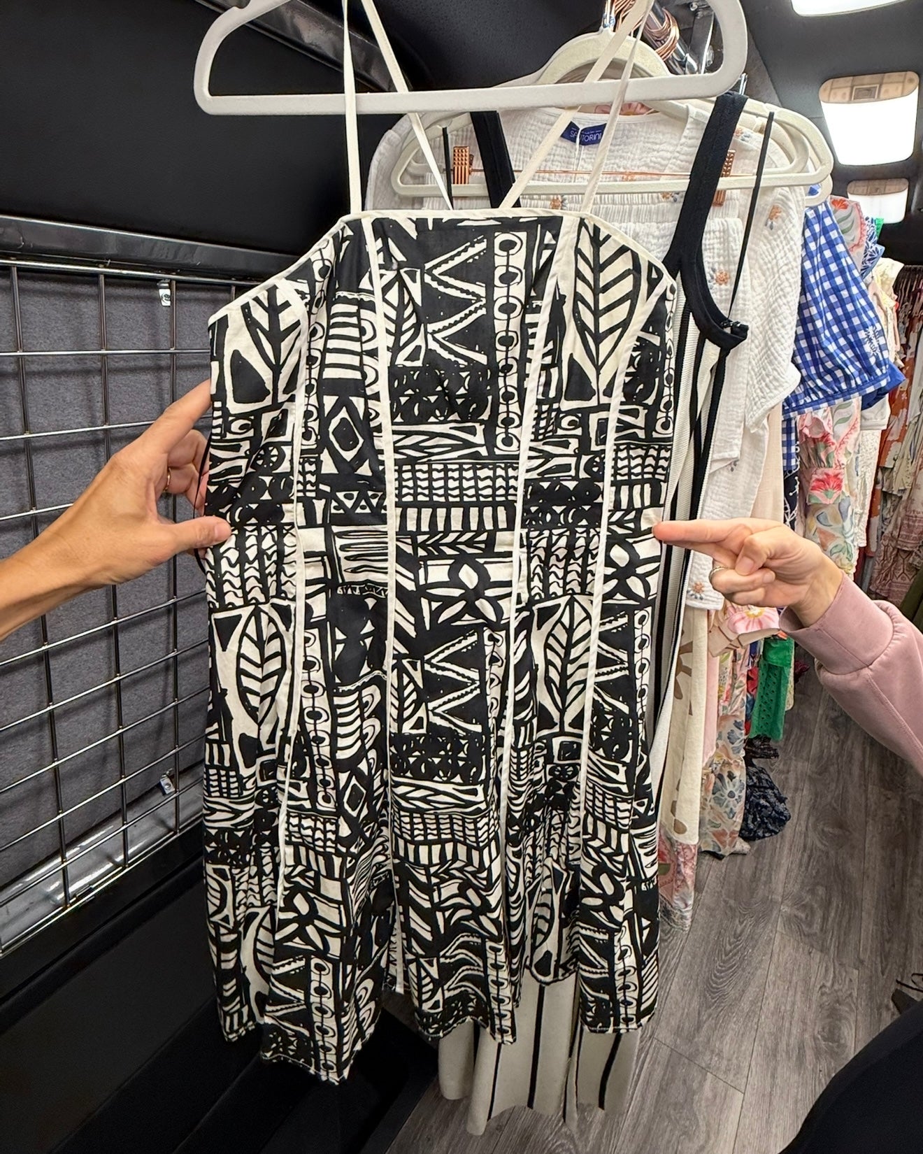 Nysa's Ink Mini Dress