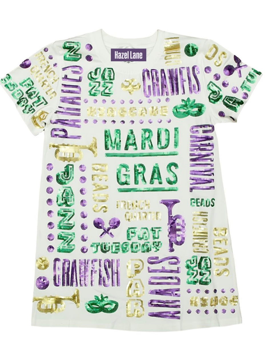 All Things Mardi Gras Dress
