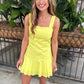 Emily Mini Dress- Citron