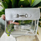 Travis Clear Stadium Bag- Silver
