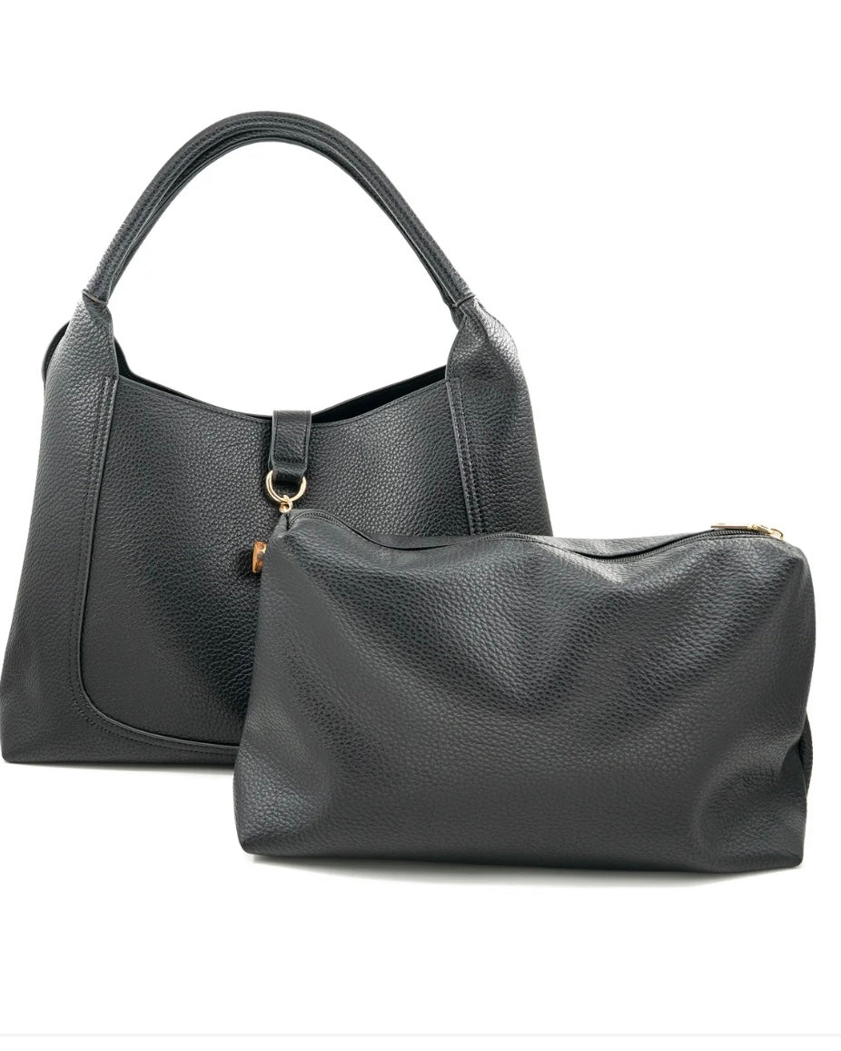 Milan Hobo Tote- Light Blue