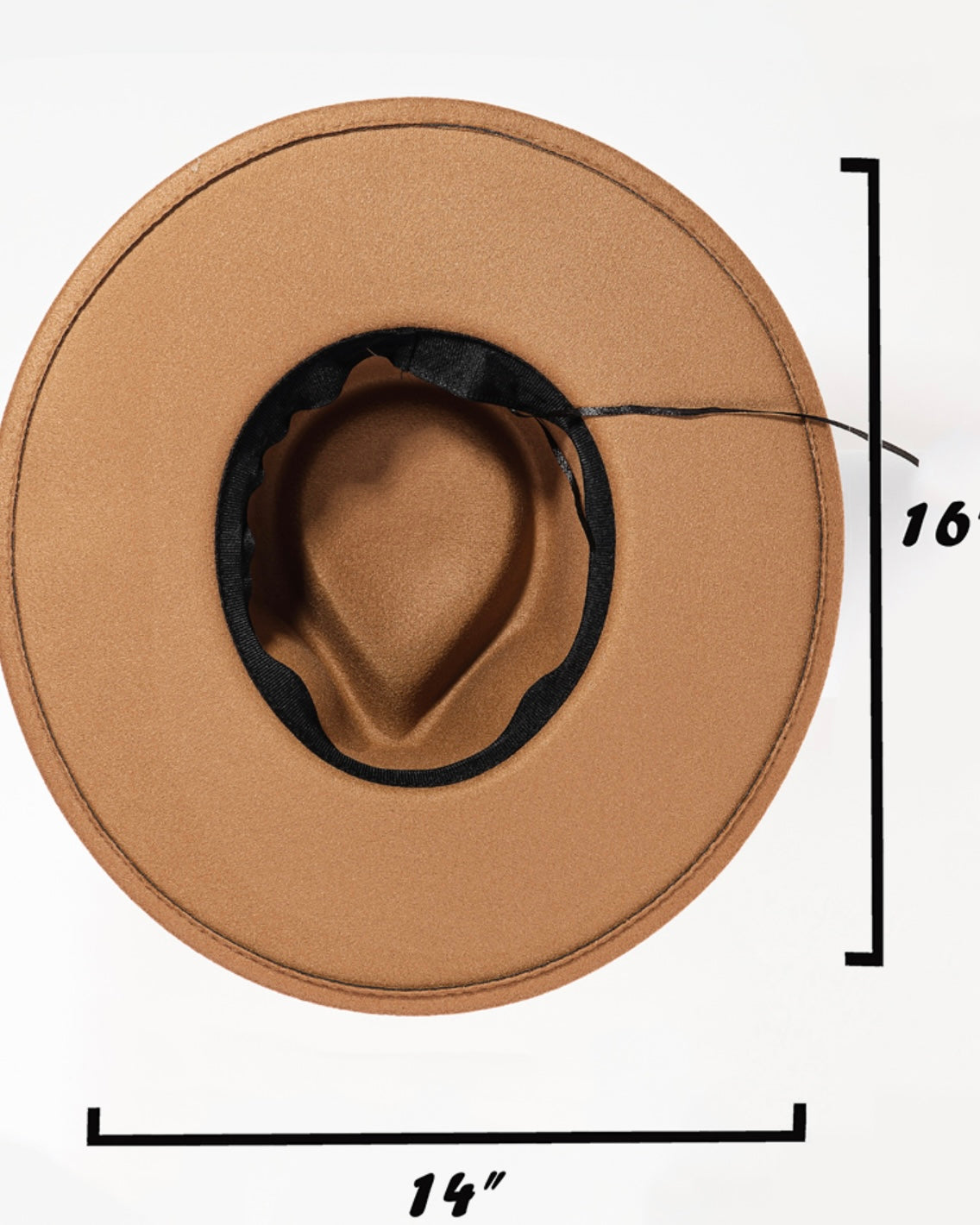 Libby Boho Suede Hat- Tan