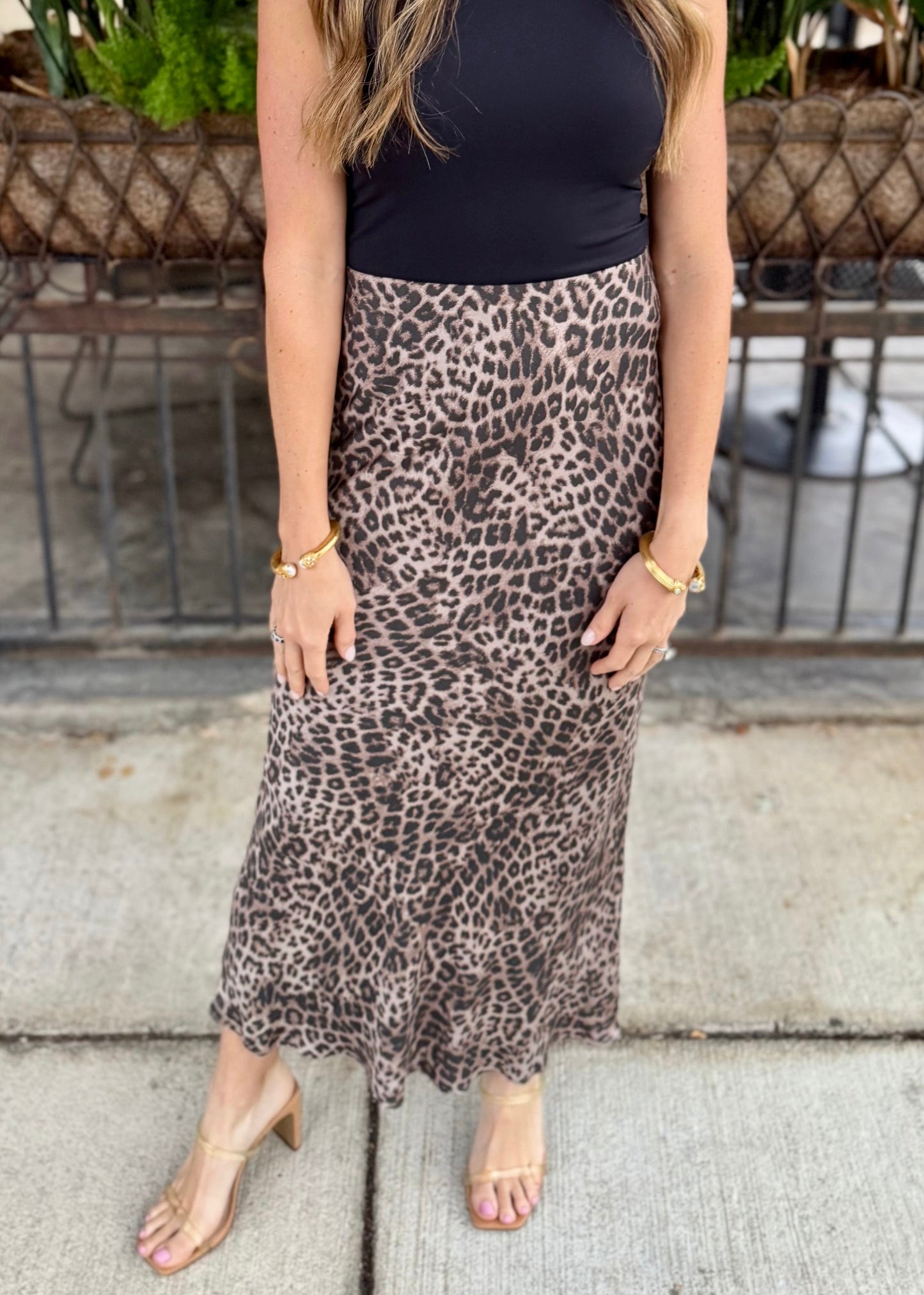 Z Supply Izabel Leopard Skirt