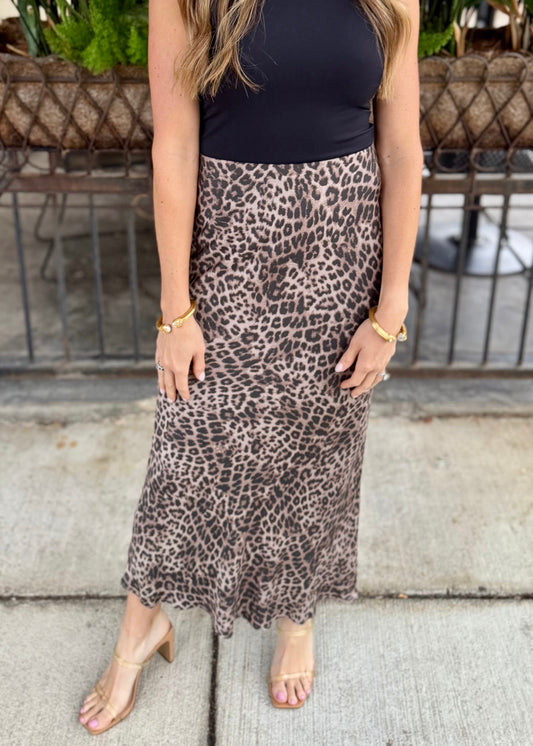 Z Supply Izabel Leopard Skirt