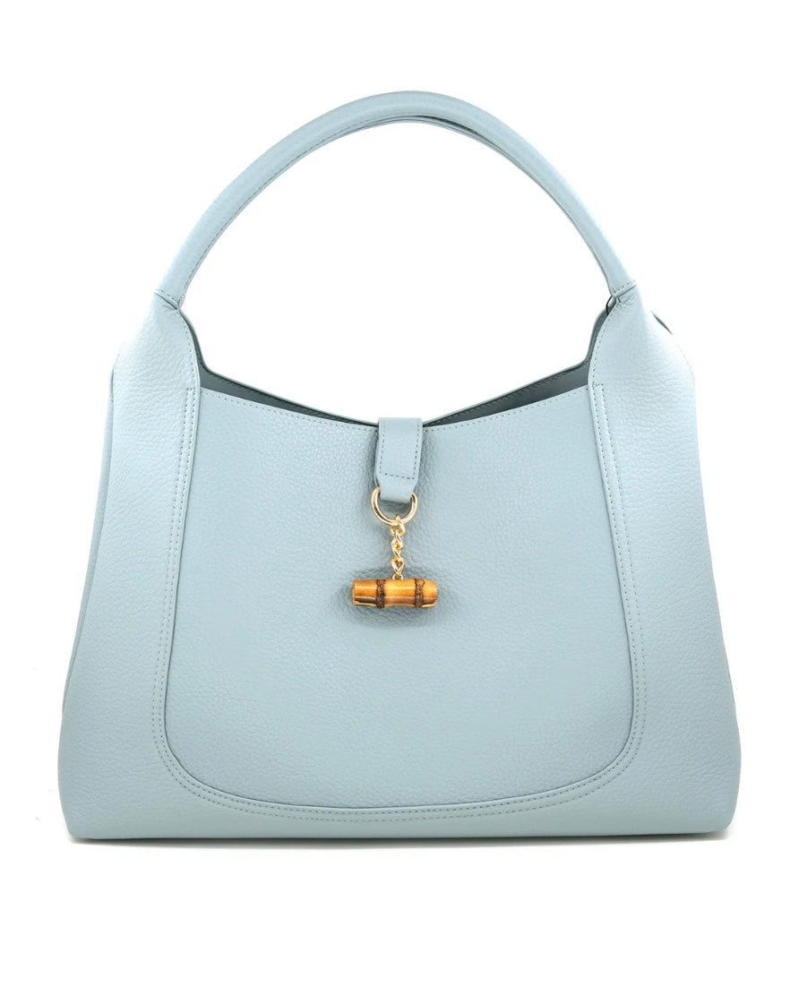Milan Hobo Tote- Light Blue