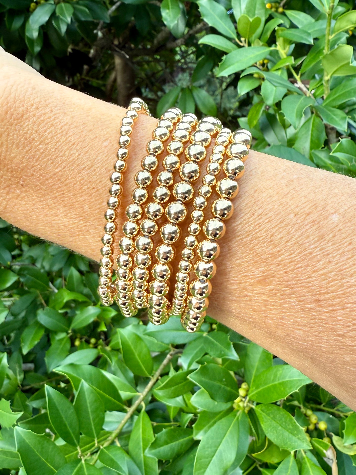 Jackson 6 Row Bracelets- Gold