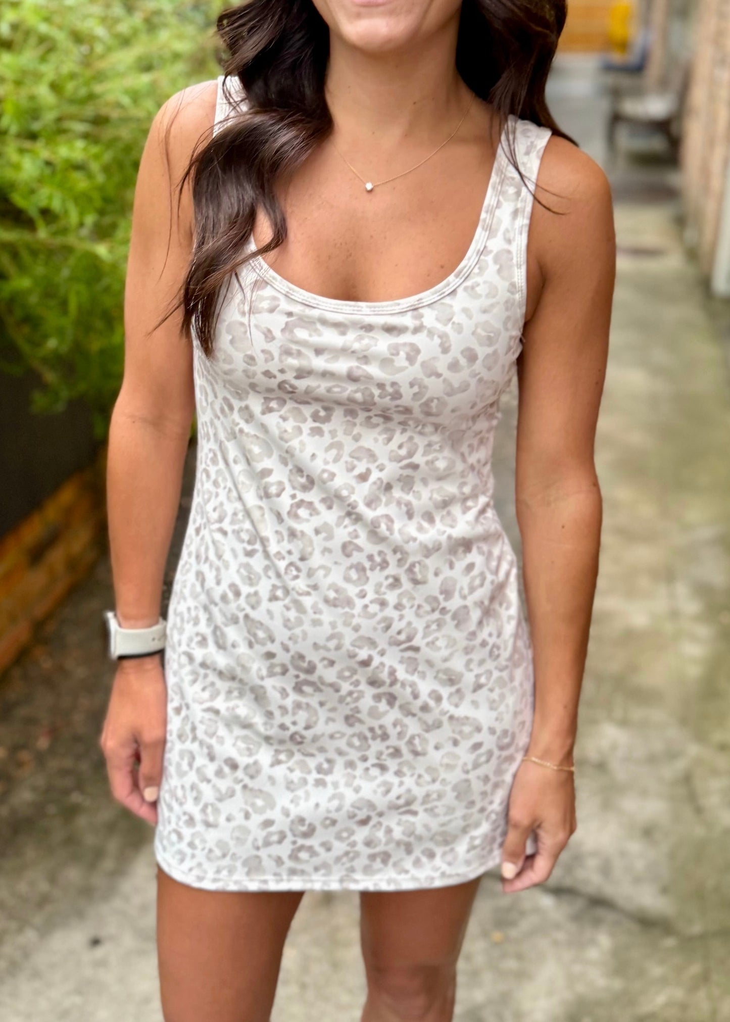 Z Supply Byron Dress- Crystal Leopard