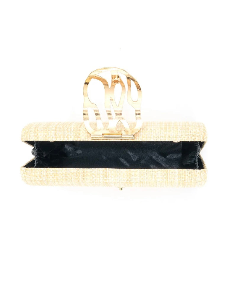 Gaia Clutch- Brown