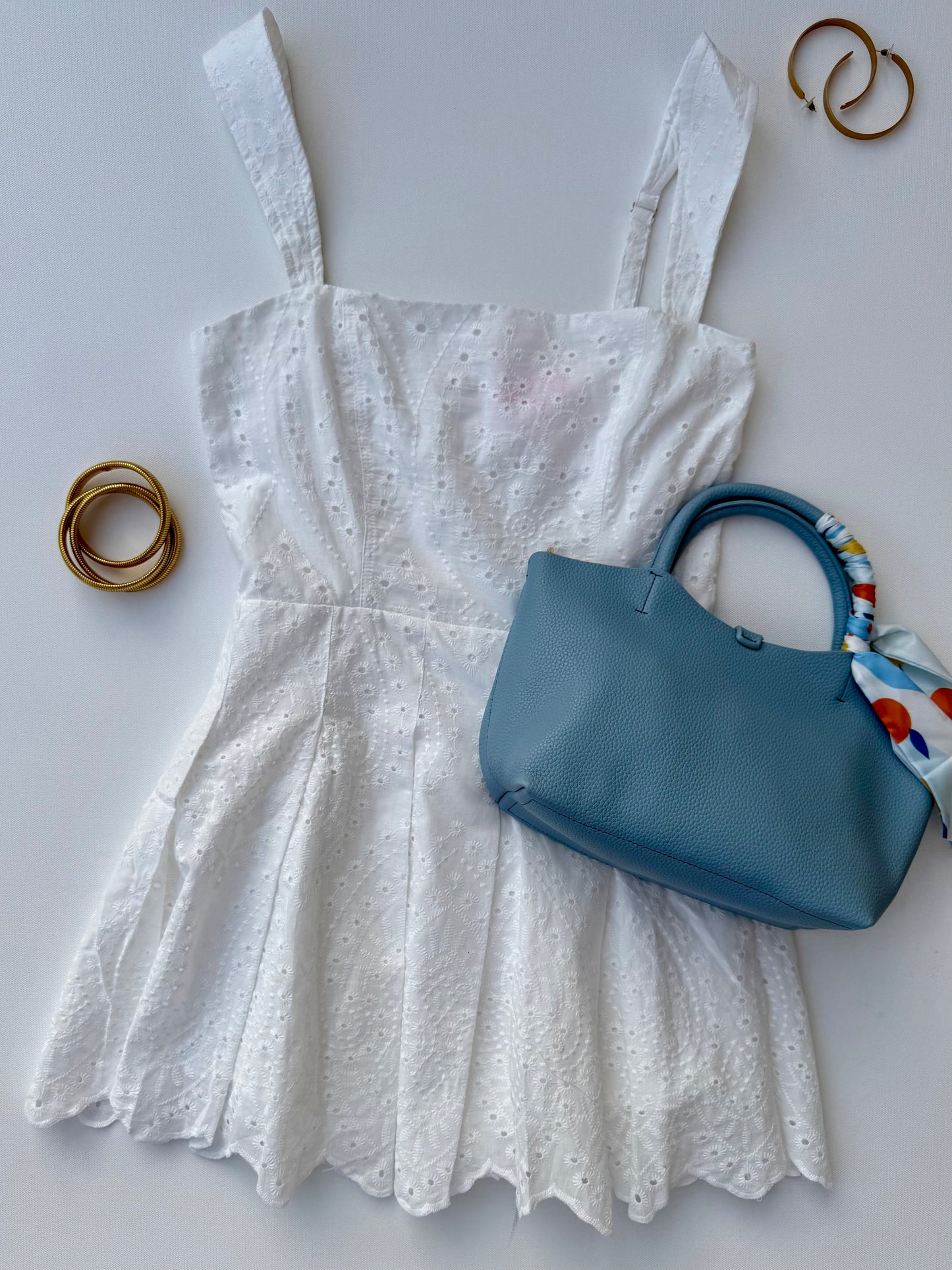 Venice Mini Tote- Light Blue
