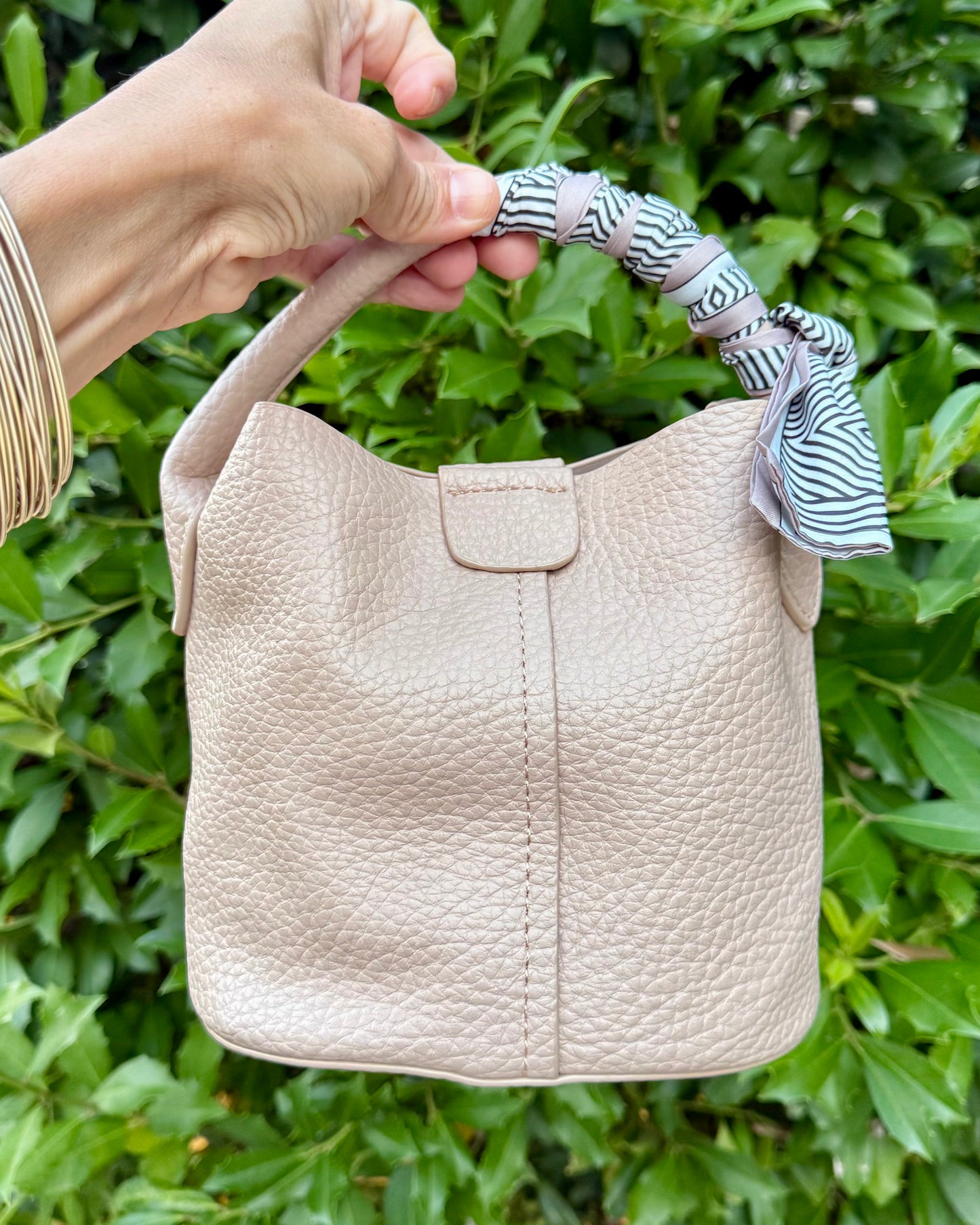 Shelley Crossbody Bag- Beige