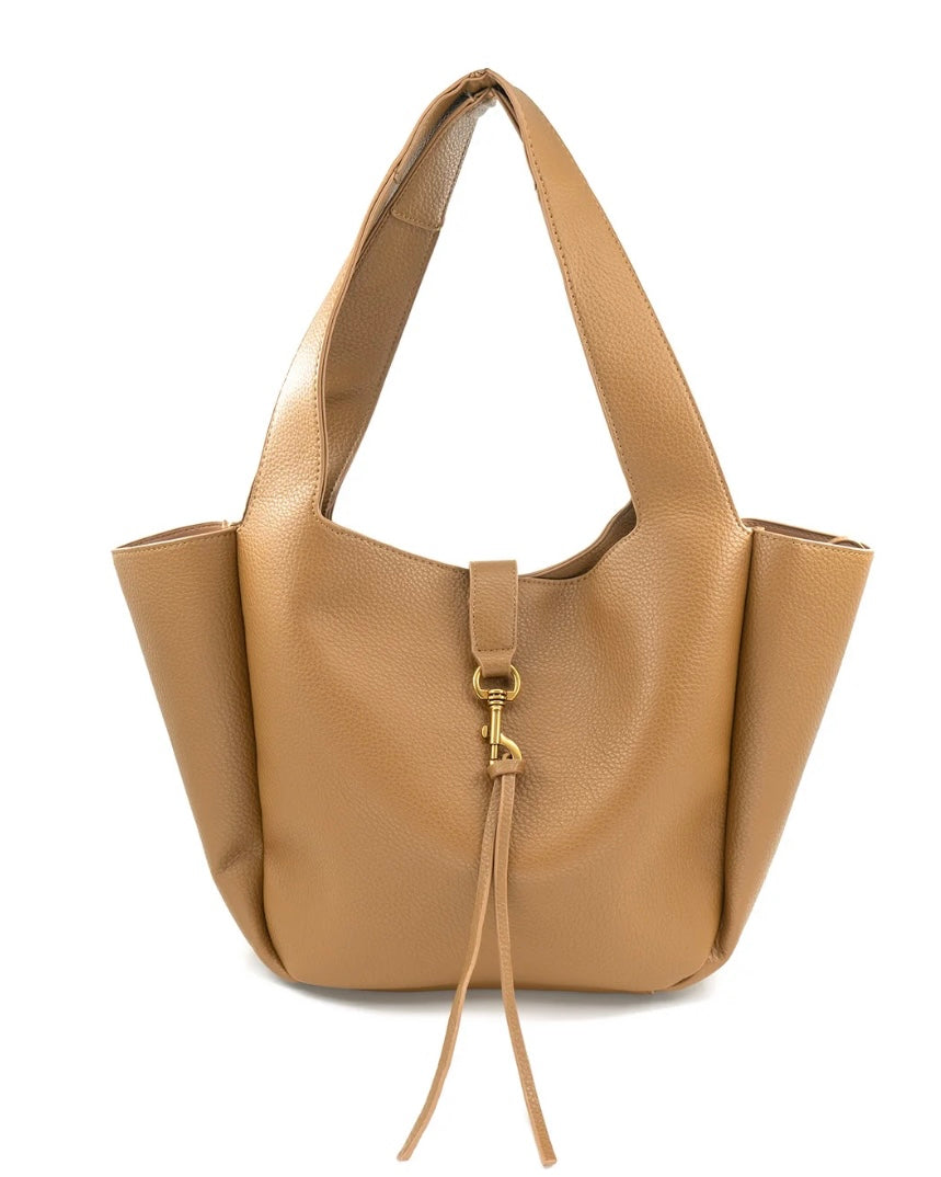 Beverly Tote Bag- Tan
