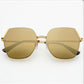 Sunglasses- Chelsie Gold Mirror (105-2)