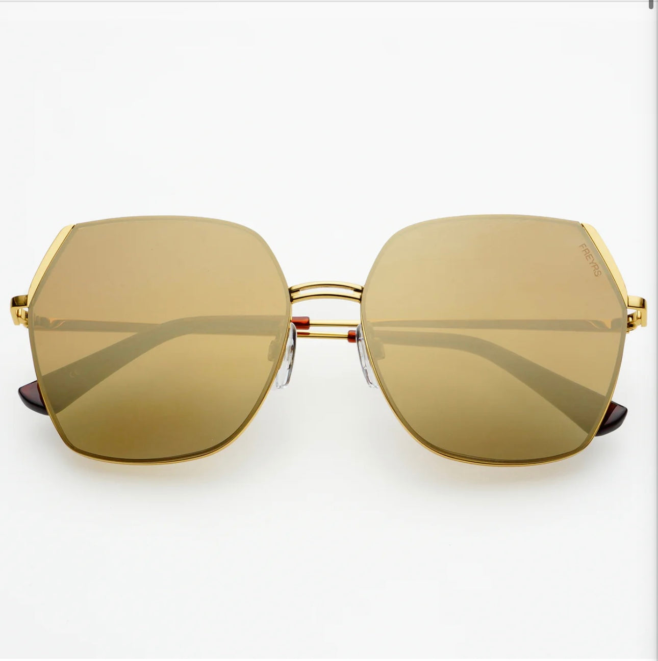Sunglasses- Chelsie Gold Mirror (105-2)